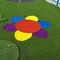 बालवाड़ी खेल का मैदान इंद्रधनुष बच्चे लाल आउटडोर टर्फ